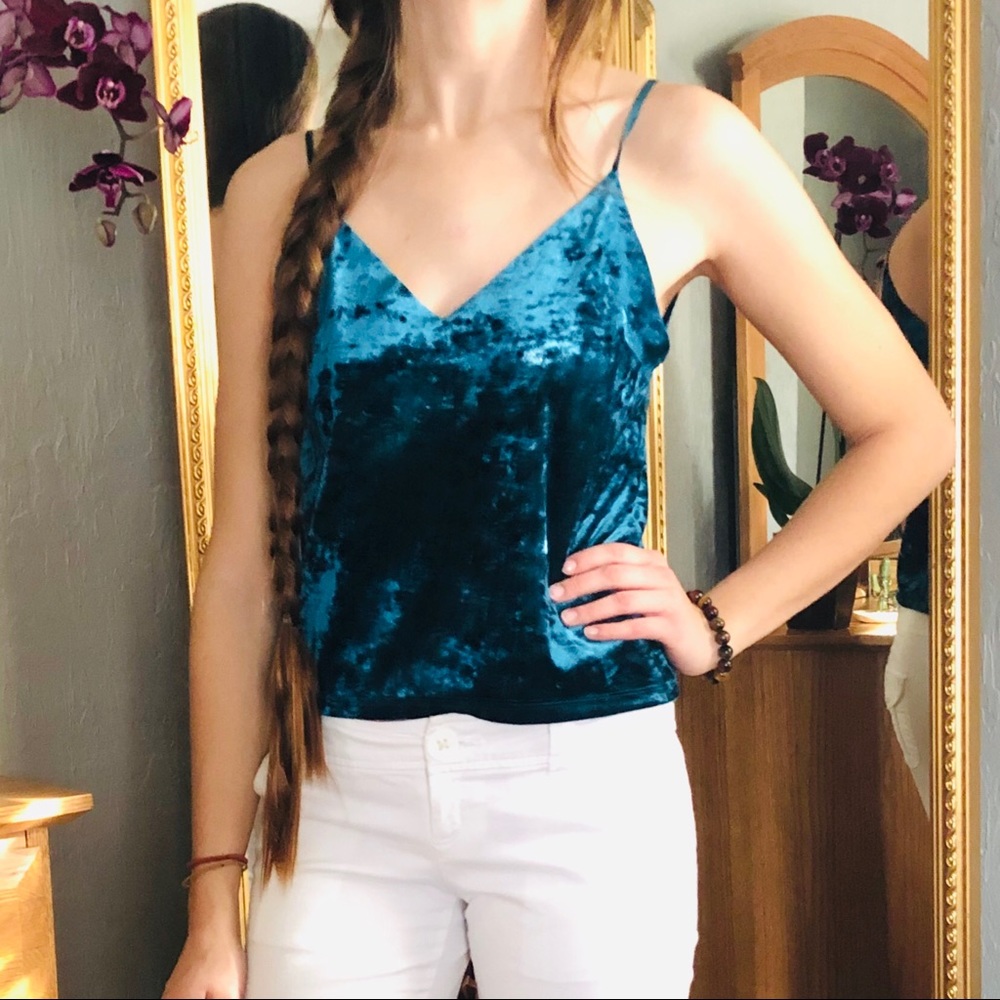NWOT F21 Velvet Tank - Picture 5 of 11
